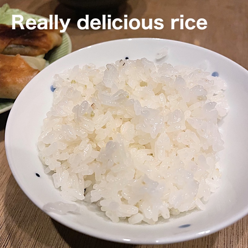 精米したての美味しいご飯